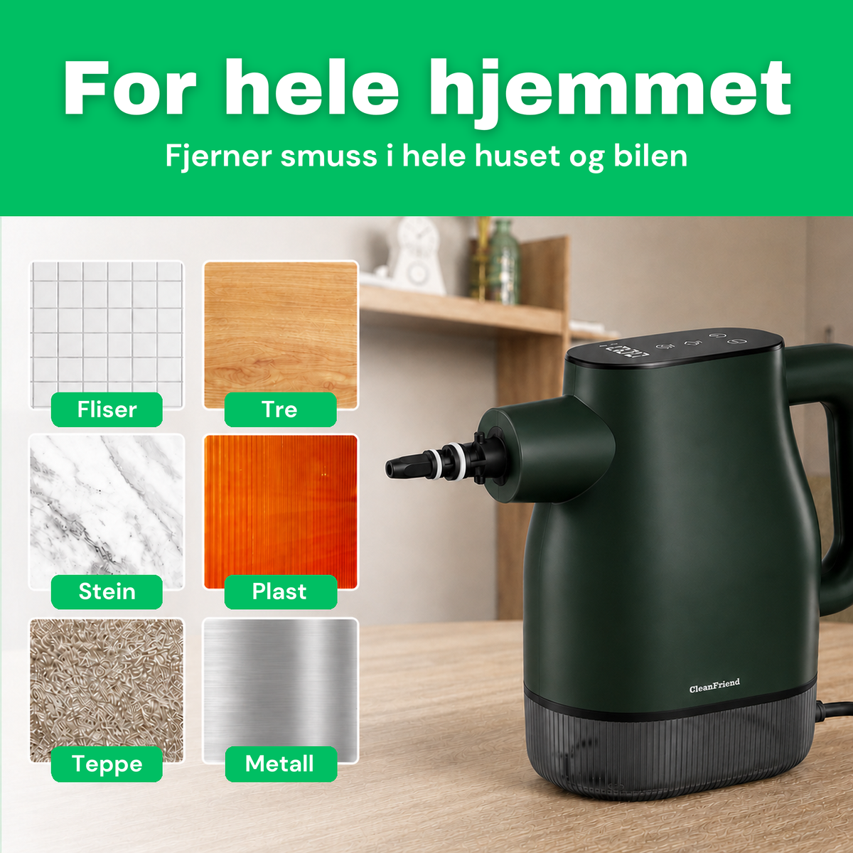 NO: CleanFriend PureSteam™ damprenser 6