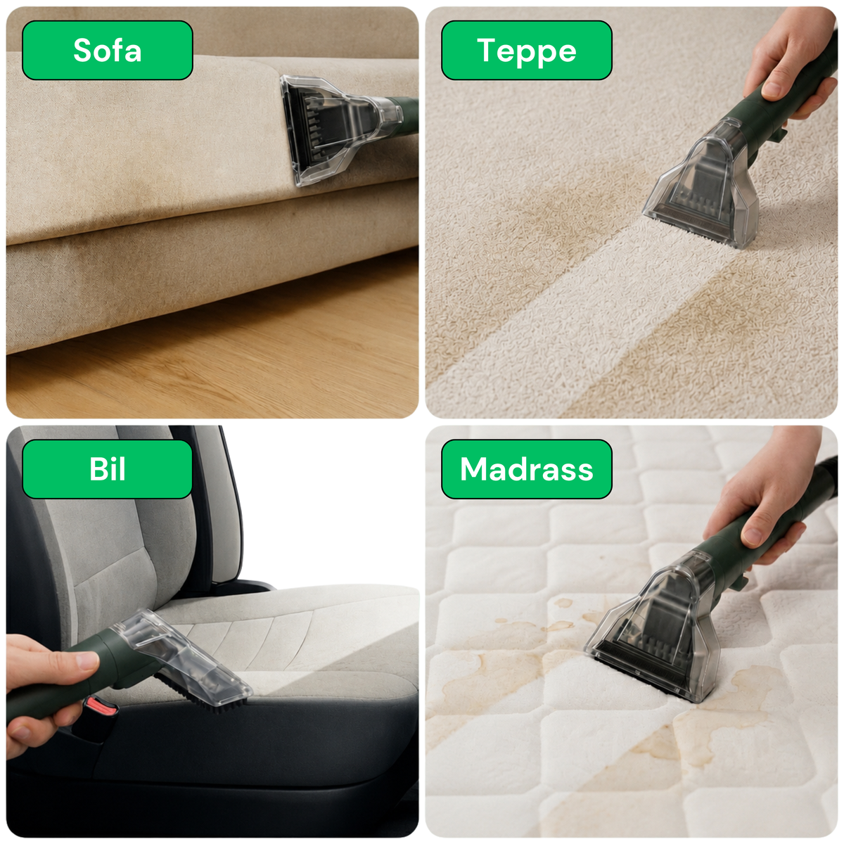 NO: CleanFriend SpotCleaner™ tepperenser 1