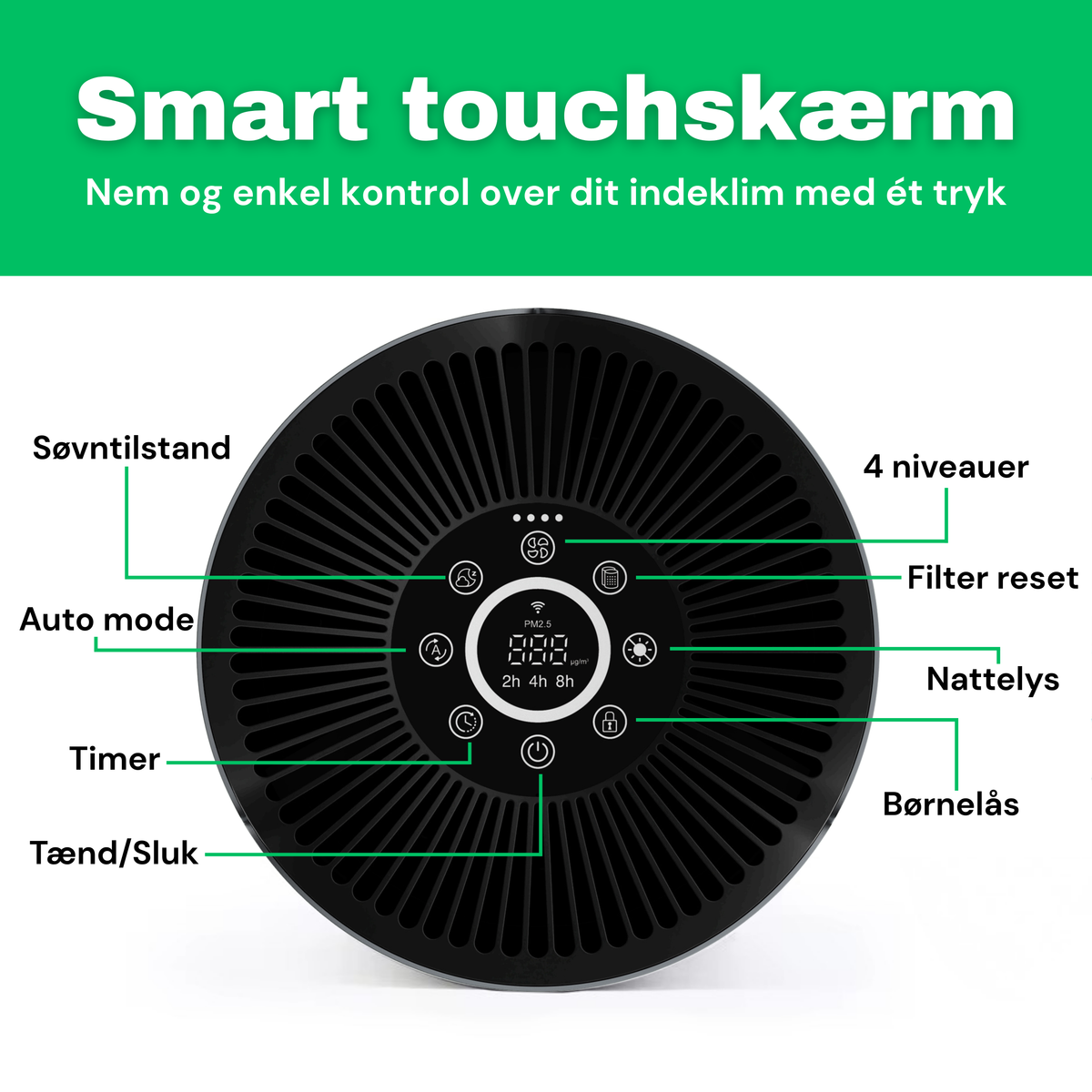 CleanFriend AirFlow70™ PRO luftrenser – renser luften i store rum