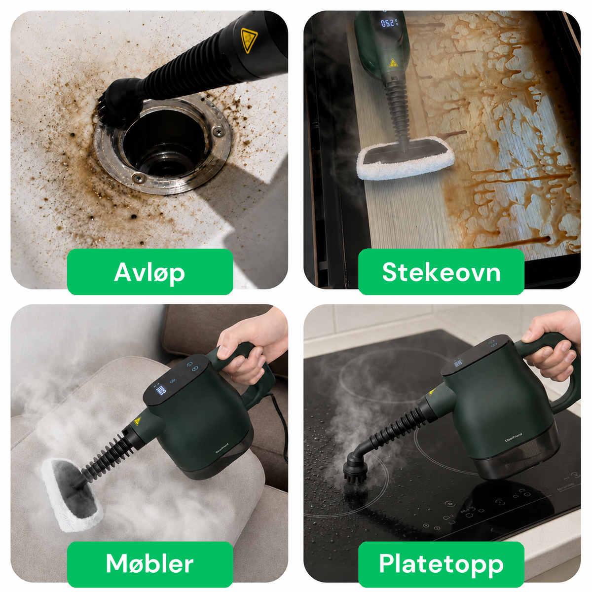 NO: CleanFriend PureSteam™ damprenser 2