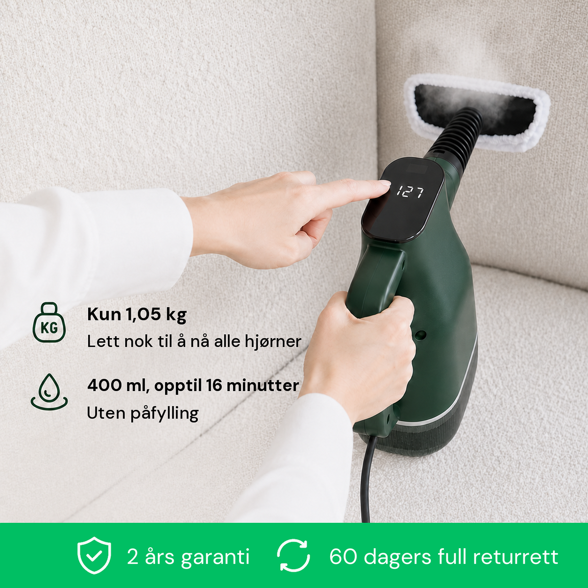 NO: CleanFriend PureSteam™ damprenser 5